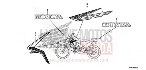 STRIPE/MARK (CRF110FD/E/H/J) CRF110FE de 2014